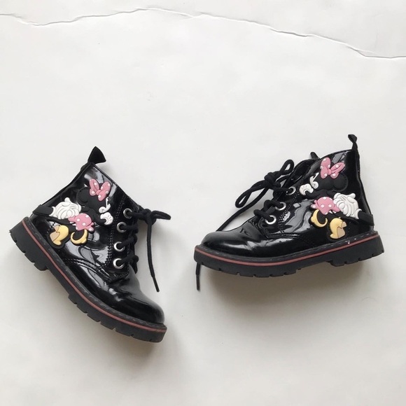 Zara Other - Zara x Disney Minnie Mouse patent boots VGUC size 24(8 toddler)